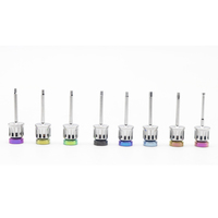 Wkrętak do implantów dentystycznych klucz dynamometryczny z grzechotką 10-70NCM 16 sztuk śrubokręt uniwersalny zestaw narzędzi do przywracania 5